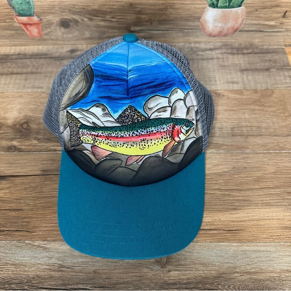 SUNDAY AFTERNOONS HATS TROUT TRUCKER KIDS artist edition